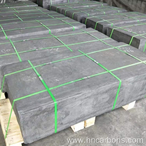 Big size isostatic graphite blocks